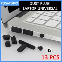 Karet penutup port laptop Universal dust plug Laptop anti debu