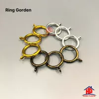 Ring O Gorden Gold, Silver, Hitam / Pengait Gorden Jendela Ring O