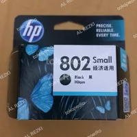 HP 802 Black ORIGINAL ink Catridge tinta hitam 1111 1112 2131 2132