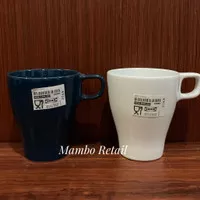 Mug Keramik Polos Putih Tosca 250 ml | Gelas Kopi Teh Tembikar