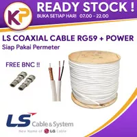 LS COAXIAL RG59 + POWER Kabel Coaxial RG59 + Power Original LG LS