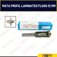 Mata Profil Router Lurus Bearing 12 mm BENZ - Laminated Flush Luminate