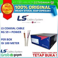 LS COAXIAL RG59 + POWER Kabel Coaxial 100 METER / BOX Original LG LS