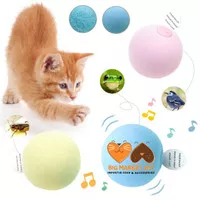 Mainan Kucing Bola Bunyi Kodok Jangkrik Burung Lucu Cat Toy Ball