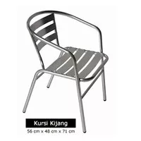 kursi aluminium kursi kafe outdoor kursi pujasera foodcourt kursi