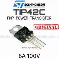 TIP 42C TIP42C PNP Power Transistor 6A 100V original ST SGS THOMSON