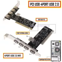 PCI Card USB 4 Port internal usb v2.0