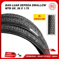 Ban Luar Sepeda SWALLOW MTB 26 x 175 / Ban Luar Sepeda 26 x 1.75 MTB