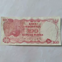 Uang Kuno Rp 100 Goura 1984 Grade Fine-VF Original