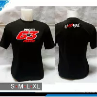 BAJU T-SHIRT MOTO GP PECO 63 BAGNAIA DUCATI KAOS MOTOGP BAGNAIA PECO