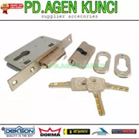 kunci pintu sliding kayu kc 8400 stainless stel kunci pintu geser 1set