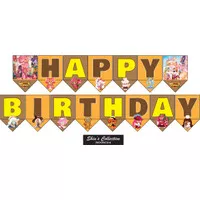 Banner happy birthday ulangtahun Cookie Run Kingdom set