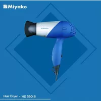 MIYAKO Hair Dryer Travel HD-550 B/G Pengering Rambut Promo Murah HD550
