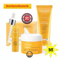 Paket Wardah C Defense Skincare Putih Glowing Cerah 3 Item