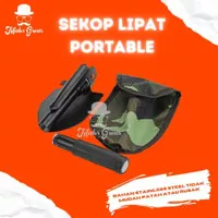 Sekop Pacul Cangkul Mini Lipat Portable Alat Camping Berkebun Multi