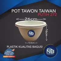 Pot Tanaman Tawon Putih 27 CM Pot BEE 272