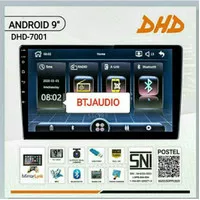 HEAD UNIT TAPE MOBIL DOUBLE DIN DHD ANDROID OS 8.1 LAYAR UKURAN 9 INCH