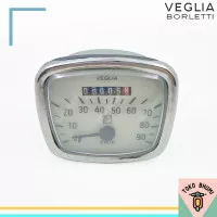 Veglia Speedometer for Vespa VNB 90Km/h - White