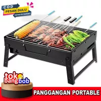 Panggangan Portable BBQ Grill Lipat / Panggangan Sate / Panggang arang