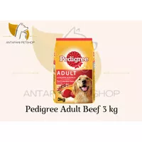 Pedigree Adult Beef 3 kg Makanan Anjing