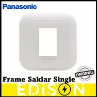 Panasonic Frame Saklar Engkel Single 1 Gang 1 Device WEJ 78019W