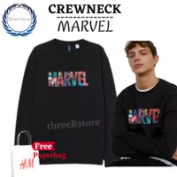 Sweater Crewneck Hnm marvel Sweater h&m pria wanita fulltag