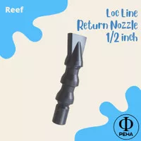 Loc Line Return Nozzle Aquarium Duck Bill 1/2 inch