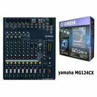 Mixer Yamaha MG124CX / MG 124 CX utk Audio karaoke,sound,studio,dll