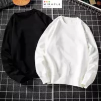 Sweater Oblong Couple / Sweater Pasangan Polos Bahan Fleece Premium