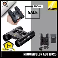 Binocular nikon aculon A30 10x25 teropong nikon original garansi resmi