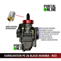 KARBURATOR KEIHIN OEM PE 24 26 28 BLACK MAMBA RED GOLD CNC THAILAND