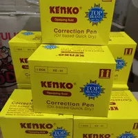 Tip ex kenko cair ke 01/correction tape kenko ke-01 min 12pcs