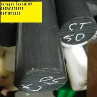 Carbon terflon PTFE rod hitam / Teflon hitam batangan 65 mm x 10cm