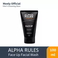 Alpha Rules Mode On - Face Up Facial Wash 100 gr / Facial Wash Pria