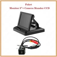 Monitor TV Lipat 5 inch - PAKET Monitor TV 5 inch & Kamera CCD