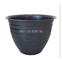 Pot Bunga 25cm Model Tawon Pot tanaman 25 Hitam Tebal Pot bibit 25 cm