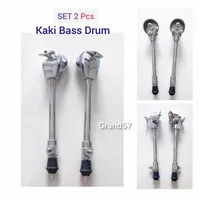 Kaki Bass Drum Set 2pcs Spur Kaki Leg Drum Legs 2 pcs