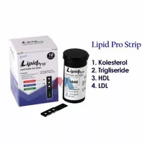 Strip Lipid Pro Cek Cholesterol HDL LDL Trigliserida Lipid Pro