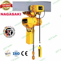 electric chain hoist with trolley 2 ton 6 meter 1 jalur 380V Nagasaki.
