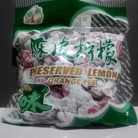 manisan buah kering preserved lemon orange peel 300 gram
