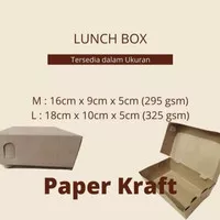 PAPER LUNCH BOX M