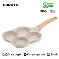 Carote Cosy Wajan Telur /Pancake / Martabak 4 Lubang Anti Lengket 18CM