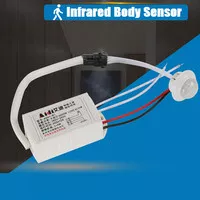 Sensor Pir Automatic Control Switch Infrared Intelligent Light AC 220V