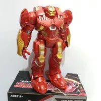 Hulk Buster Iron Man Avangers Mainan Anak Robot Super Hero Gerak Nyala