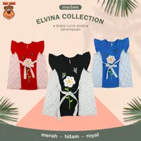 MacBee Baju Anak Perempuan Dress Anak Princess Elvina Flowers