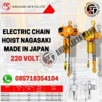 Electric Chain Hoist 2 Ton x 12 meter 220volt NAGASAKI JAPAN