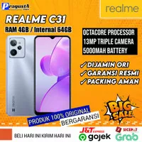 Realme C31 4/64GB NEW 100% Garansi Resmi 1 Tahun Realme Indonesia