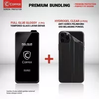 Rog Phone 3 – COPPER PREMIUM BUNDLING TG GLOSSY & HYDROGEL CLEAR