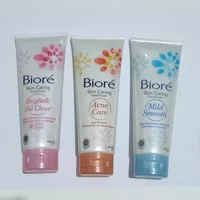 Biore Facial Foam bright & oil clear / acne care / mild smooth 100 gr