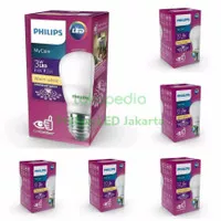 Lampu Philips LED Bulb 3 4 6 8 10 12 W Watt Kuning Warm White 3000K